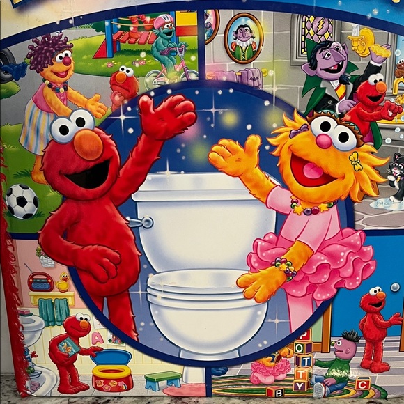 Sesame Street Elmo's Potty Book with Red and Yellow Characters - Picture 4 of 13